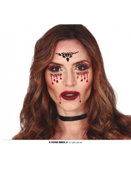 JOYAS FACIALES ADHESIVAS VAMPIRA