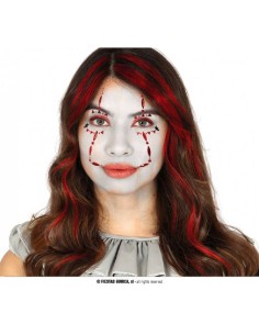 JOYAS FACIALES ADHESIVAS PAYASO