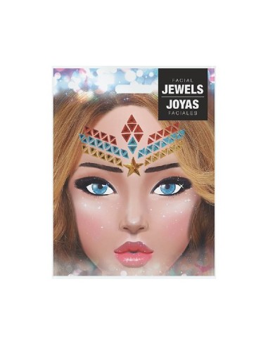 JOYAS FACIALES ADHESIVAS SUPER HEROINA