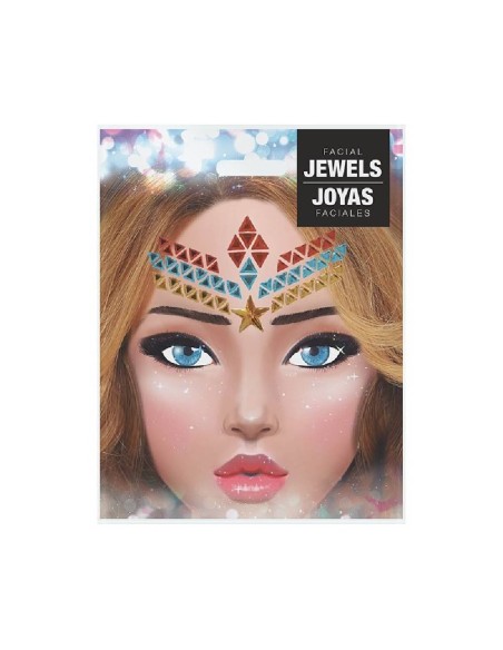 JOYAS FACIALES ADHESIVAS SUPER HEROINA