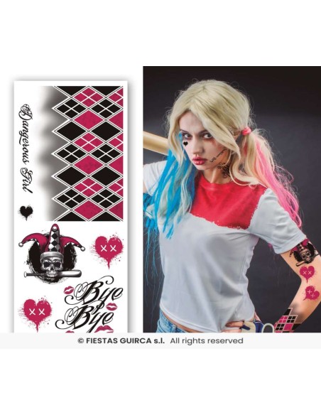 TATUAJES DANGEROUS HARLEY VILLANA 30 X 1
