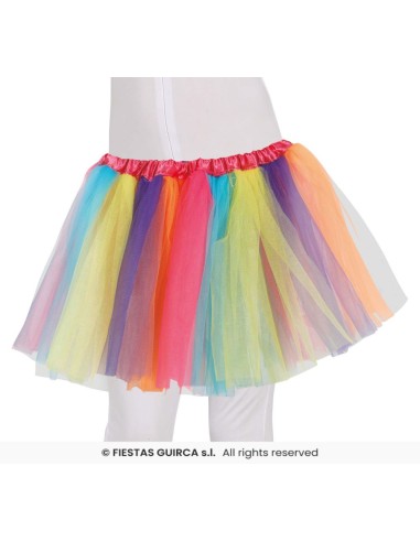 TUTU MULTICOLOR INFANTIL, 30 CMS.