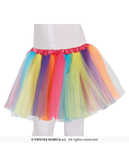 TUTU MULTICOLOR INFANTIL, 30 CMS.