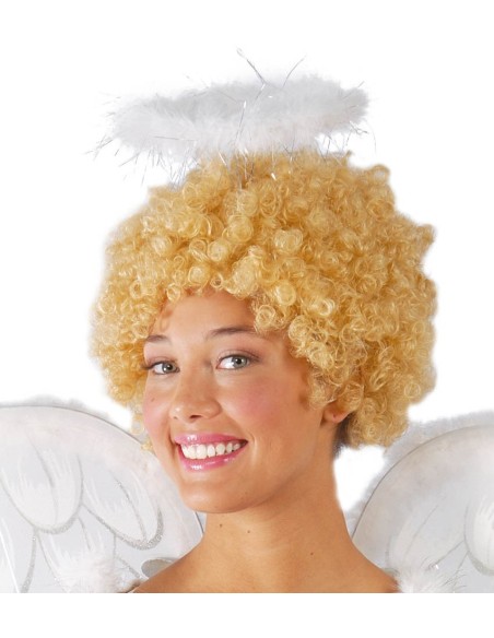 Diadema angel plumas