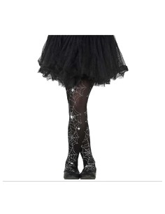 PANTYS TELARAÑA INFANTIL NEGRA