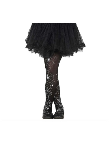 PANTYS TELARAÑA INFANTIL NEGRA