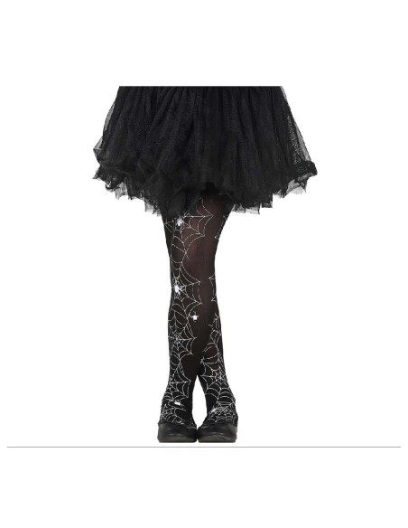 PANTYS TELARAÑA INFANTIL NEGRA