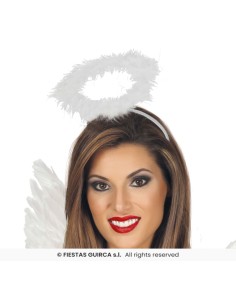 Diadema angel plumas 2