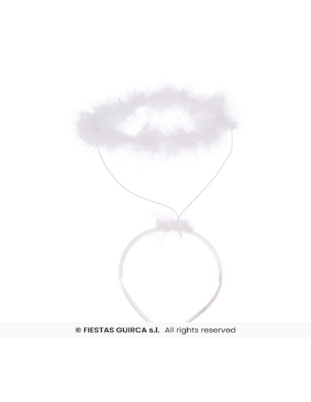 Diadema angel plumas
