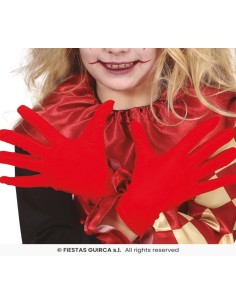 Guantes infantiles rojos 18   cm 2