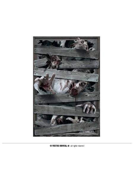 DECORACION WINDOW ZOMBIES 80X120 CMS