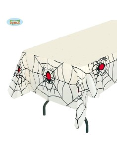 MANTEL PLASTICO TELARAÑAS 135X270 CM