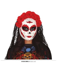 MASCARA CATRINA CON VELO
