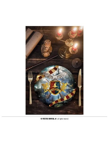 PAQUETE 6 PLATOS MAGIC SCHOOL HARRY POTT