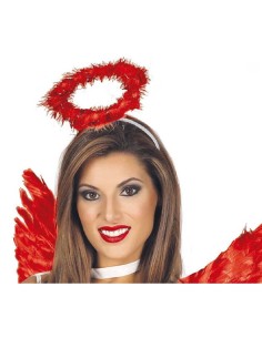 DIADEMA AUREOLA ANGEL ROJA