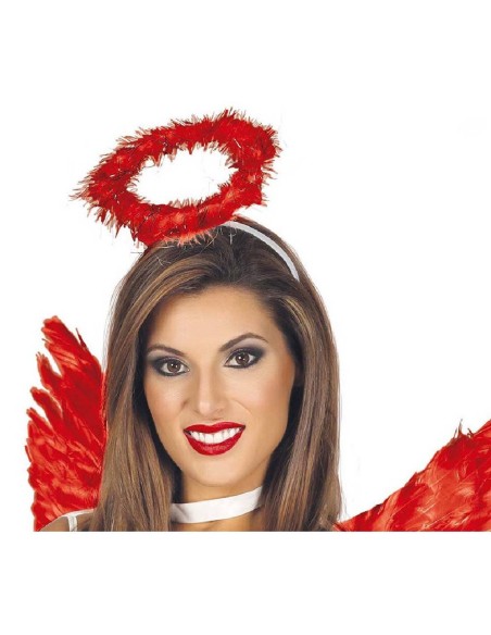 DIADEMA AUREOLA ANGEL ROJA