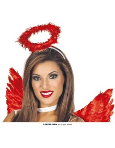 DIADEMA AUREOLA ANGEL ROJA 2
