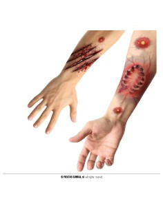 TATUAJES ADHESIVOS HERIDAS MORDISCO
