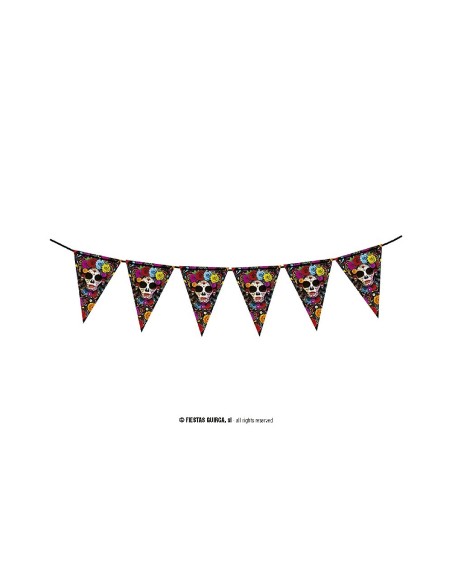 GALLARDETE CATRINA 300 CMS GUIRNALDA