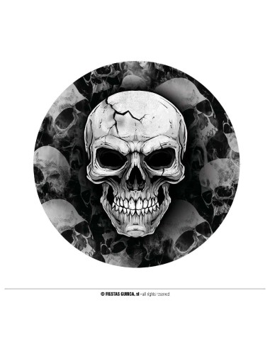 BOLSA 6 PLATOS CALAVERA 23 CMS