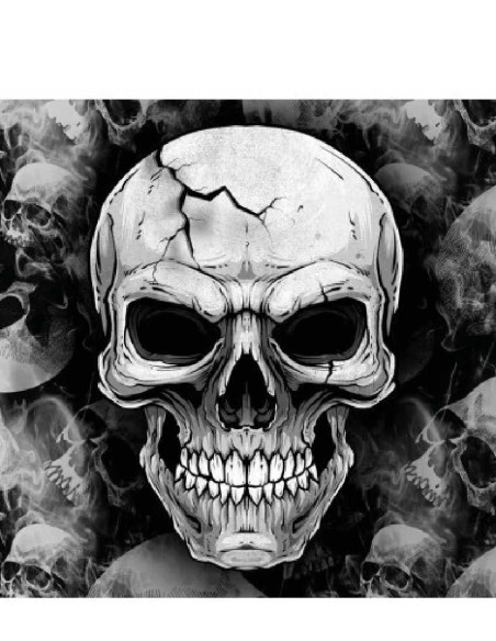 PACK DE 12 SERVILLETAS DE CALAVERAS DE H