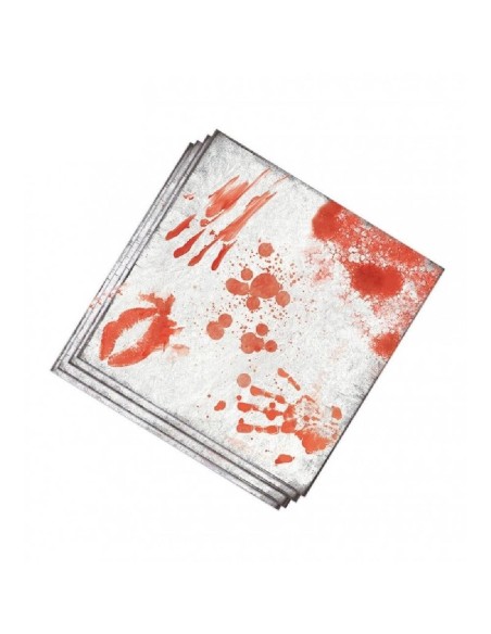 SERVILLETAS CON MANCHAS DE SANGRE DE 33 