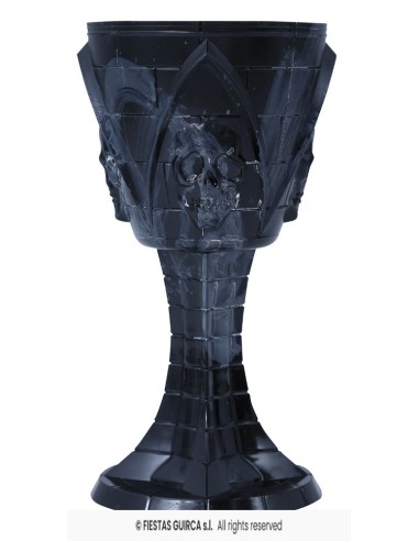 CALIZ CON CALAVERA 19 CMS.