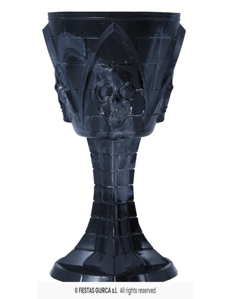 CALIZ CON CALAVERA 19 CMS.
