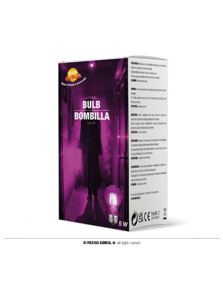 BOMBILLA LED DE 5 VATIOS DE COLOR LILA