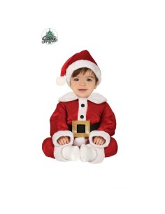 DISFRAZ PAPA NOEL DELUXE BEBE18-24  MESE