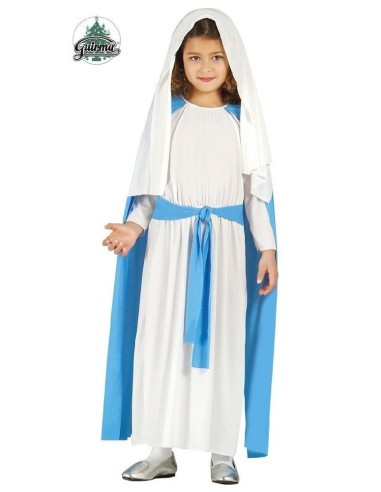 DISFRAZ VIRGEN MARIA INFANTIL 5-6 AÑOS