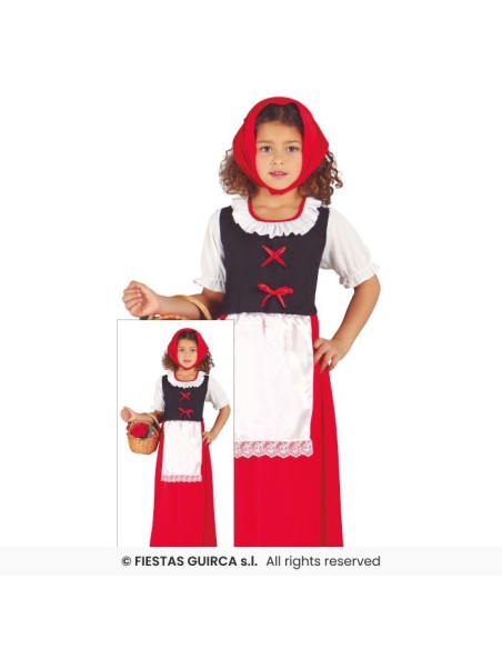 DISFRAZ POSADERA-PASTORA ROJA 10-12 AÑOS
