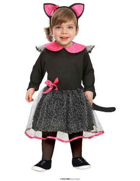 DISFRAZ BLACK KITTY GATITA 12-18 Meses