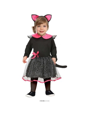 DISFRAZ BLACK KITTY GATITA 12-18 Meses