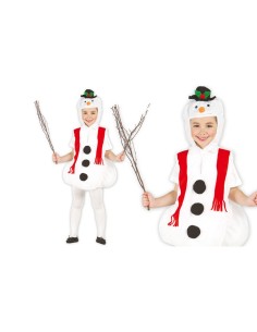 DISFRAZ MUÑECO DE NIEVE INFANTIL 7-9 AÑO