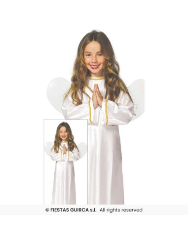DISFRAZ ANGEL 7-9 AÑOS