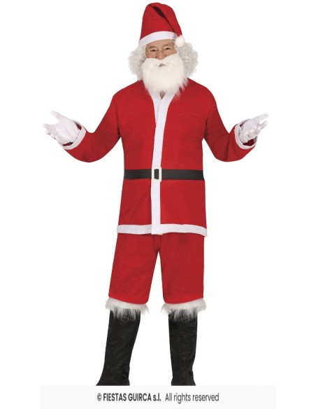 DISFRAZ PAPA NOEL ECONOMICO T.M 52-54