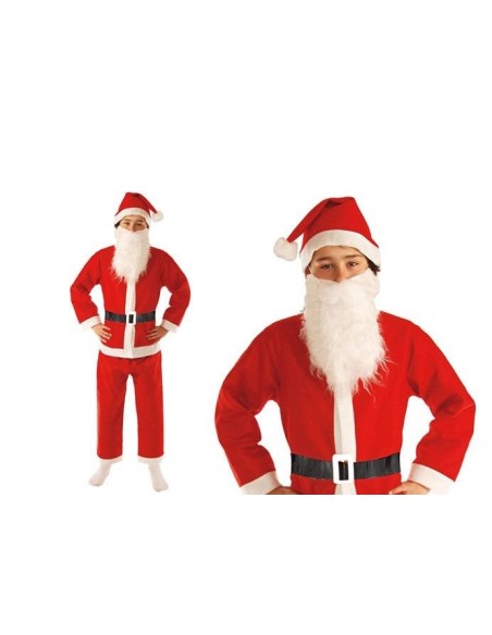 DISFRAZ PAPA NOEL INFANTIL 7-9 AÑOS