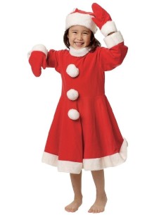 DISFRAZ MAMA NOEL 5-6 AÑOS