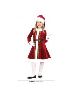 DISFRAZ MAMA NOEL INFANTIL 10 12 AÑOS