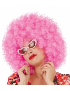 PELUCA AFRO ROSA GRANDE