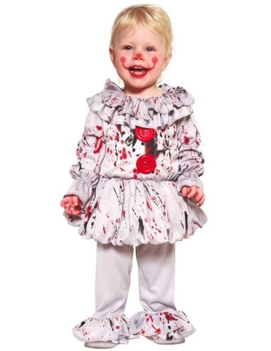Disfraz payaso it bad clown   18-24 mese