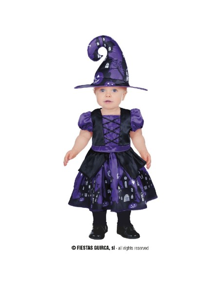 DISFRAZ BRUJA PURPLE WITCH 18-24 MESES
