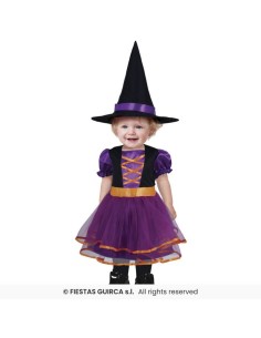 DISFRAZ PURPLE BRUJA 12-18 Meses 2