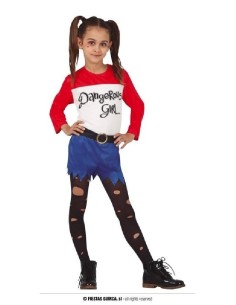 DISFRAZ HARLEY QUINN CRAZY DANGEROUS 7-9