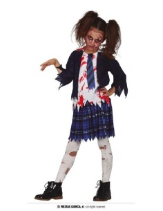 DISFRAZ COLEGIALA ZOMBIE 7-9 Años