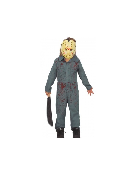 DISFRAZ JASON PSYCHO 10-12 Años