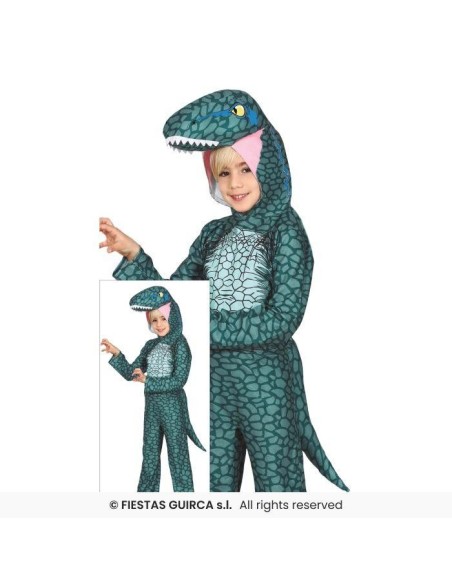 DISFRAZ DINOSAURIO RAPTOR 5-6 AÑOS