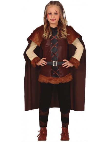 DISFRAZ VIKINGO- VIKINGA UNISEX 7-9 AÑOS