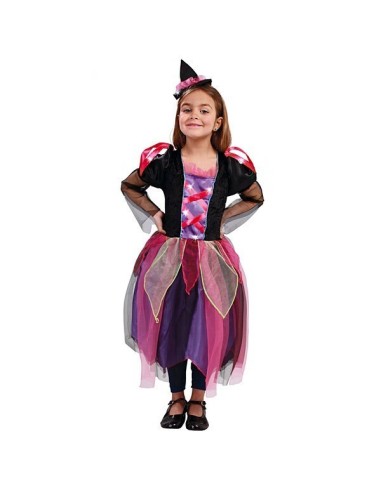 DISFRAZ BRUJA ROSA 7-9 AÑOS